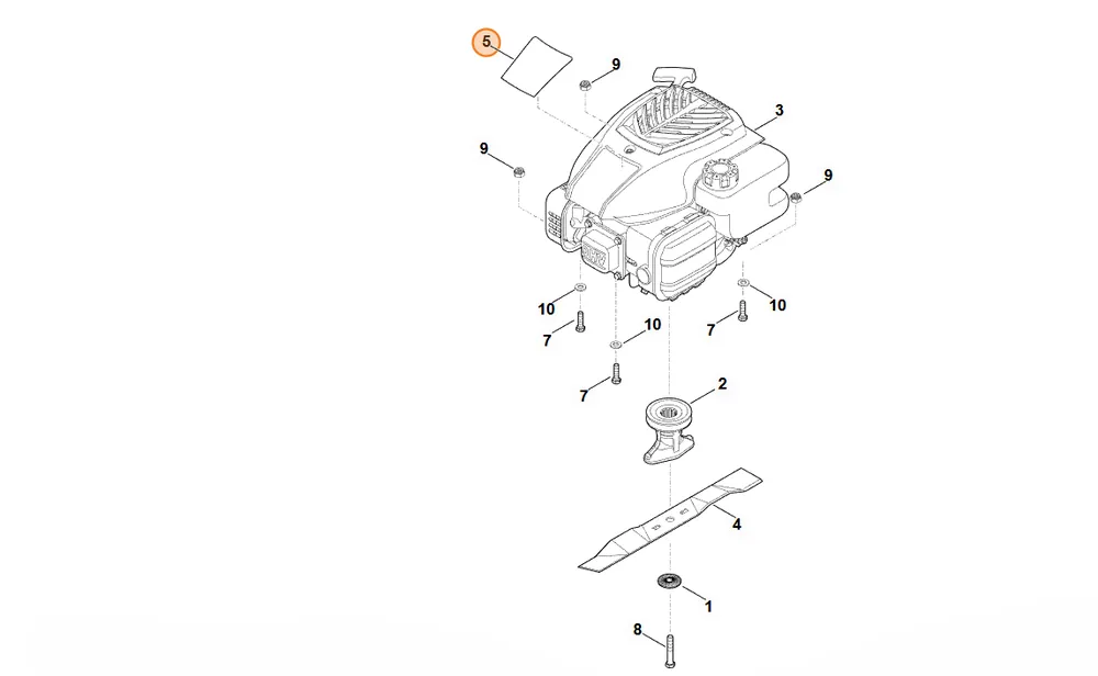 Produkt polecany | STIHL Tabliczka znamionowa RM 2 R 6357 967 1501
