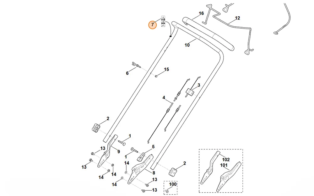STIHL Naklejka 6371 967 4400 - Nie przegap