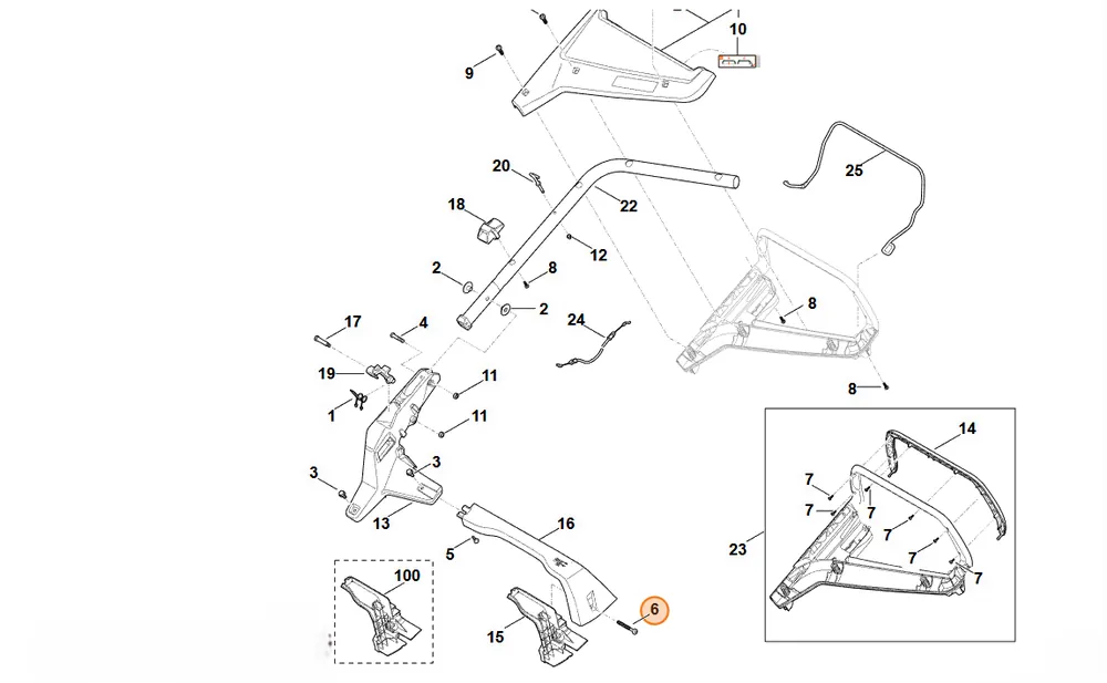 STIHL Śruba 8x65 9104 007 9995 | Wysyłka od ręki