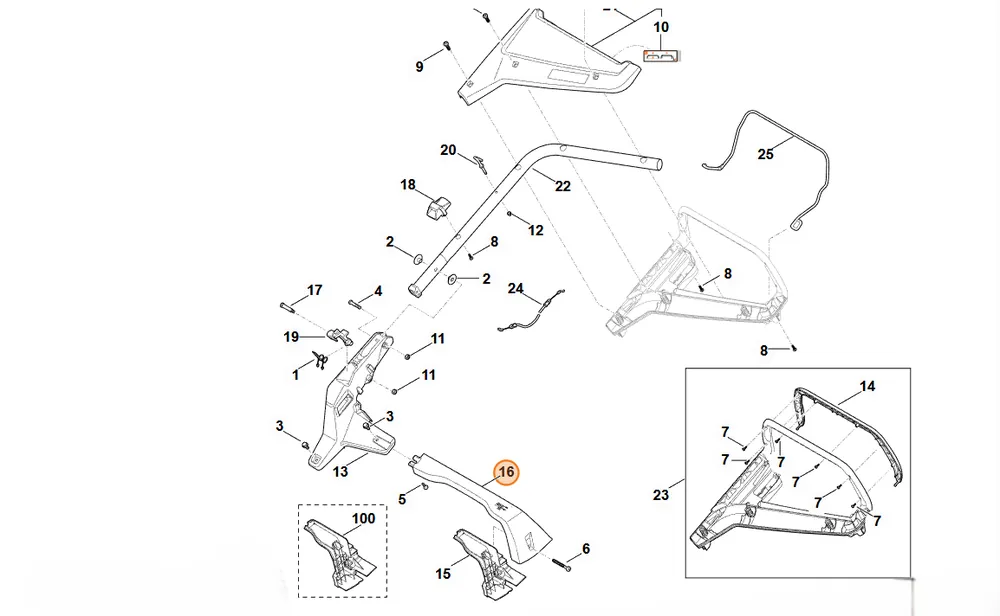 Bezpieczne zakupy | STIHL Element uchwytowy WA21 764 0100