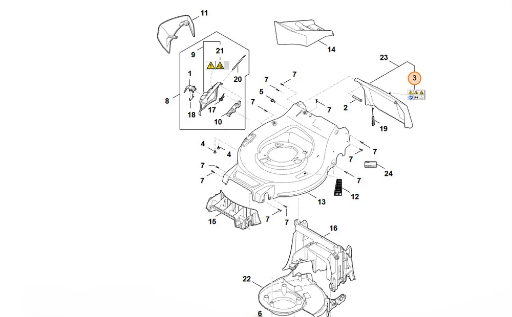 STIHL Naklejka 0000 967 6743 | Nowość już dostępna
