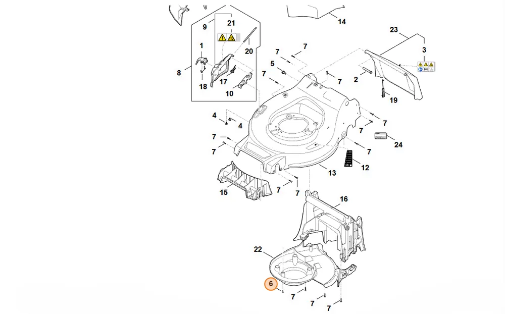 Ostatnie sztuki - STIHL Śruba samonacinająca gwint M5x12 9039 488 0977