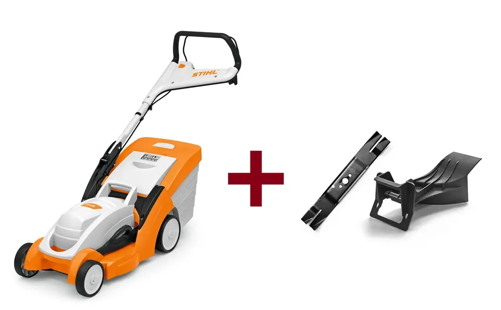 Stihl RME 339 C kosiarka elektryczna + zestaw do mulczowania AMK 039.0 | Dodatkowy rabat