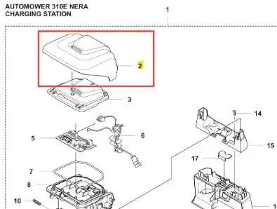 Korek robota koszącego Automower 310E NERA Husqvarna - Bezpośrednio z fabryki