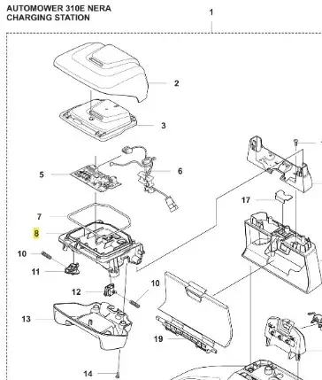 Ramka robota koszącego Automower 310E NERA Husqvarna | Dodaj do koszyka