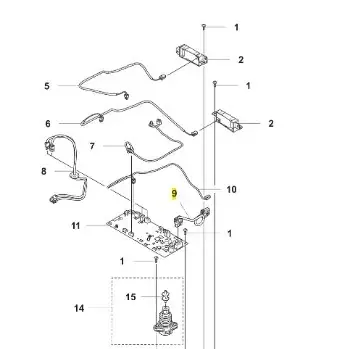 Kabel zasilający p3 robota koszącego CEORA 544 EPOS Husqvarna | Cena fabryczna