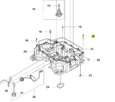 śruba p3 robota koszącego CEORA 544 EPOS Husqvarna - Jakość premium