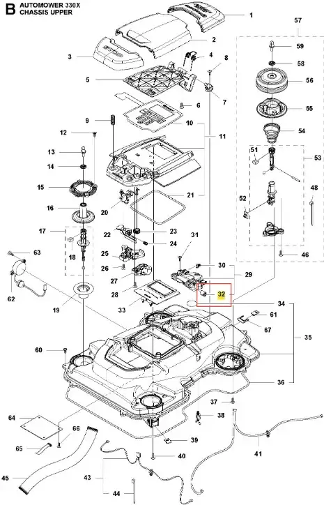 Amortyzator robota koszącego Automower 330 X Husqvarna | Zniżka