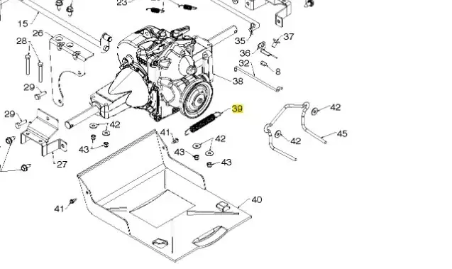 Sprężyna odśnieżarki ST 327P Husqvarna | Niska cena