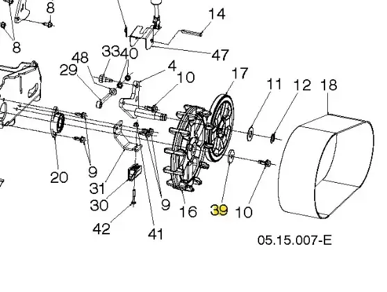 Płytka odległościowa odśnieżarki ST 427T Husqvarna - Nowość w asortymencie