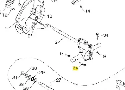 śruba odśnieżarki ST 276EP Husqvarna - Nowość