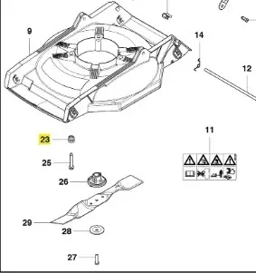 Tuleja odległościowa kosiarki LB 146 Husqvarna | Na stanie