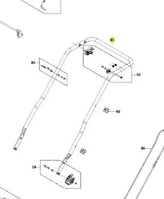Hit sprzedażowy - Uchwyt. zestaw kosiarki LB 256SP Husqvarna