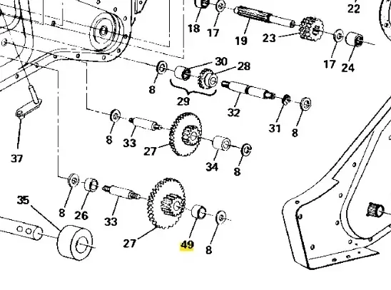 Tulejka dystansowa kultywatora TR 530 Husqvarna | Nowy produkt