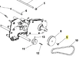 śruba kultywatora TR 348 Husqvarna | Sprawdzony wybór