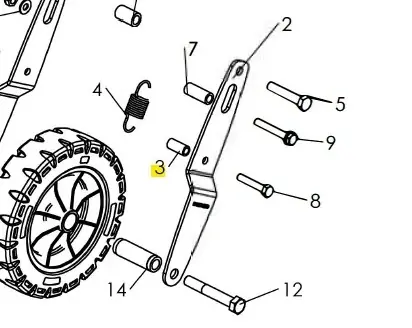 Sprawdzony produkt - Tulejka dystansowa kultywatora TF 435P Husqvarna