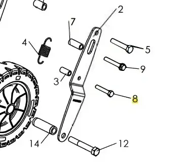 Hit cenowy | śruba kultywatora TF 435P Husqvarna