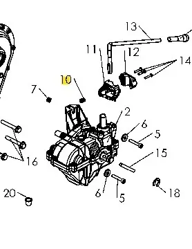 Sprężyna blokująca kultywatora TF 335 Husqvarna | W sprzedaży
