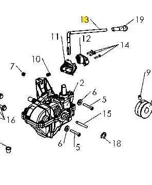 Nowość w sklepie | Dżwignia kultywatora TF 335 Husqvarna