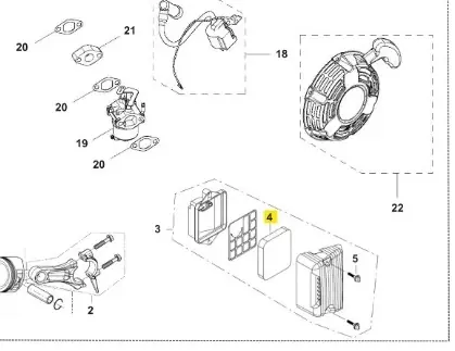 Filtr kultywatora TF 120 Husqvarna - Bardzo popularny produkt