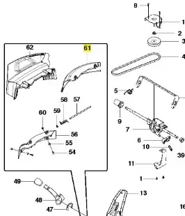 Osłona złożenie kosiarki LB 248S Husqvarna - Sprawdź teraz