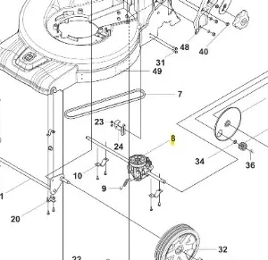 W sprzedaży | Przekładnia kosiarki LC 551SP Husqvarna