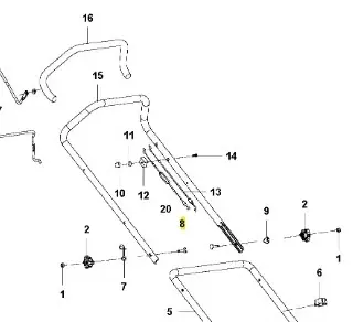 Na stanie - śruba kosiarki LC 140S Husqvarna