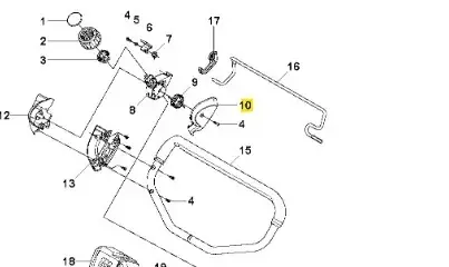 Nowość w sprzedaży - Obudowa lewa kosiarki LC 53 e Husqvarna
