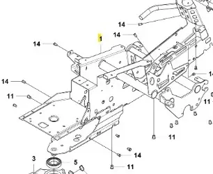 Rama złożenie ridera R418Ts Husqvarna - Końcówka zapasów