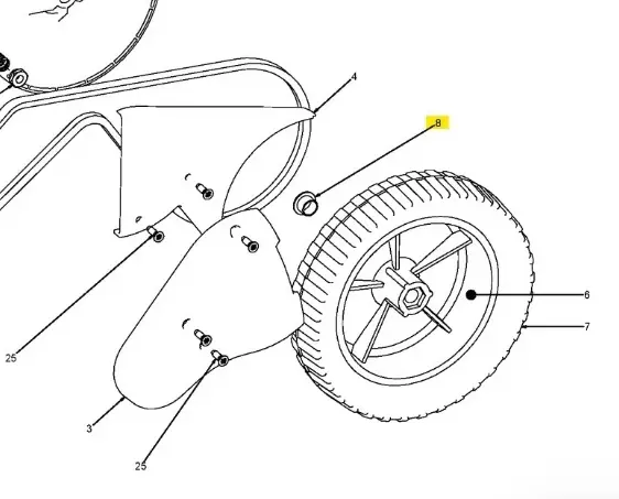 Tuleja kosiarki WB 53S e Husqvarna - Prosto z fabryki