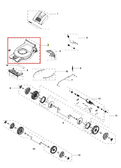 Duży rabat - Podwozie kosiarki LC 142iS Husqvarna