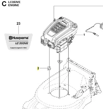 Tuleja kosiarki LC 353VE Husqvarna | Nie zwlekaj