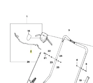 Pałąk kosiarki LC 348V Husqvarna - Outlet