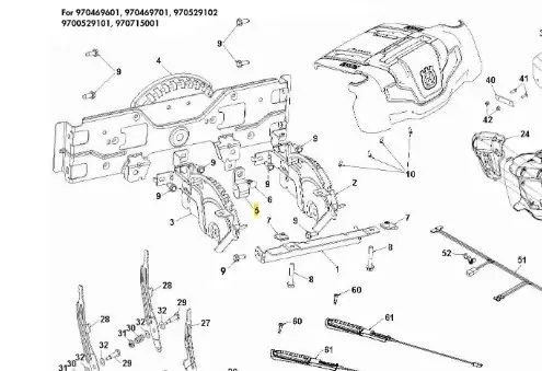 Zacisk odśnieżarki ST 330 Husqvarna | Popularny produkt