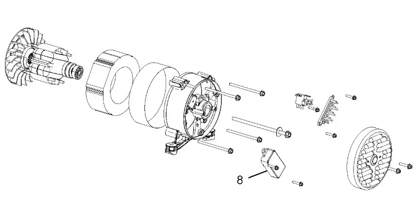 Rabat - Alternator generatora G3200P Husqvarna