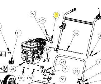Hit sprzedażowy - Dżwignia wertykulatora S 500 PRO Husqvarna