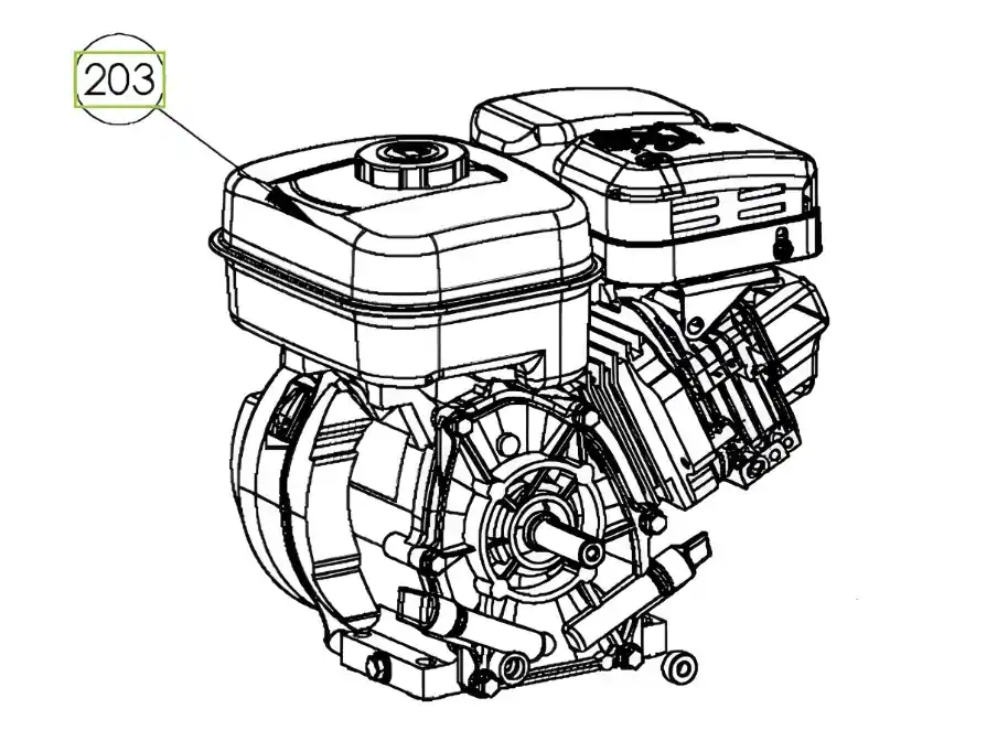 Bezpośrednio od producenta - Silnik r210 wertykulatora S 500 PRO Husqvarna