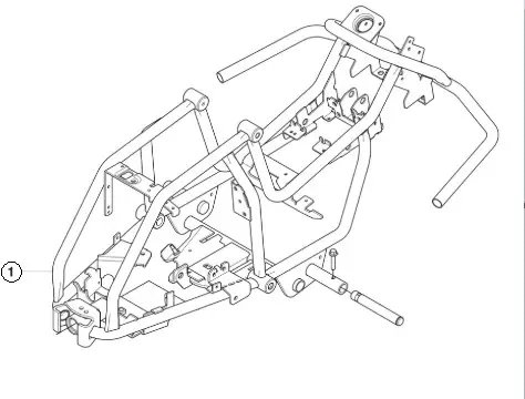 Rama ridera R 112C Husqvarna - Obniżka