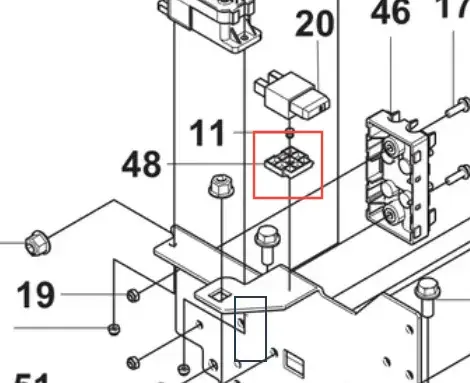 Obniżka - Zacisk ridera R112iC Husqvarna