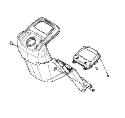 Osłona złożenie ridera R316TX Husqvarna - Zostało kilka sztuk