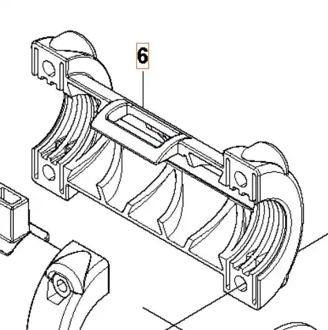 Tuleja zaciskowa wykaszarki 335 RX Husqvarna - Kup teraz
