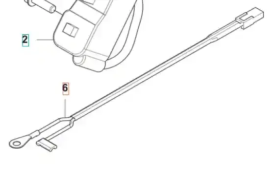 Przewód zwarciowy wykaszarki 122 R Husqvarna - Oferta promocyjna
