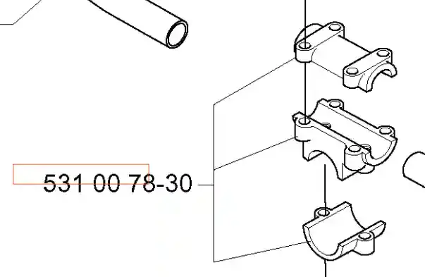 Na stanie - Uchwyt wykaszarki 132 R Husqvarna