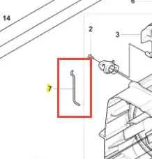 Już w sprzedaży - Wspornik tulei wykaszarki 241 RJ Husqvarna