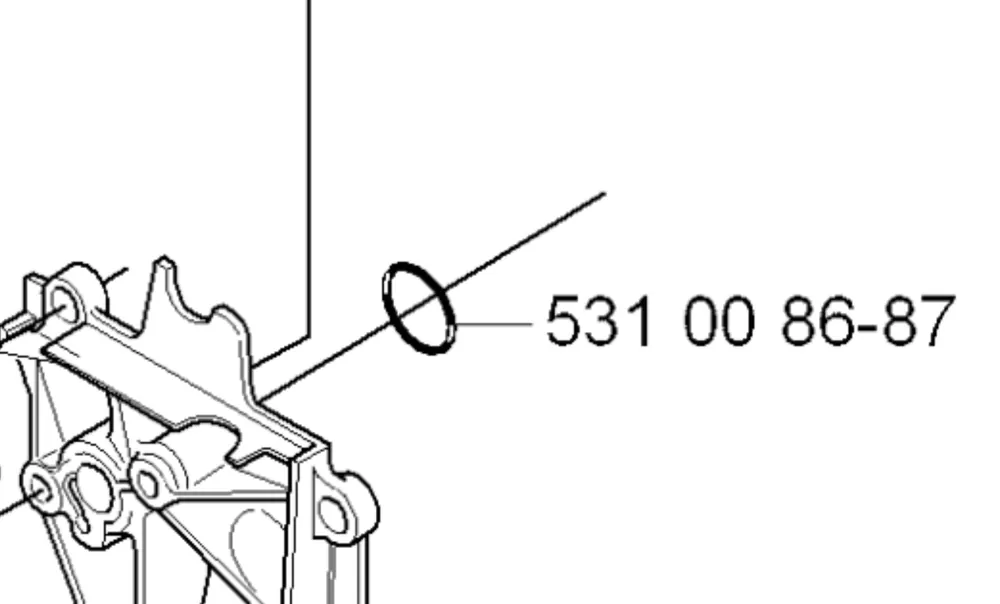 Uszczelka o-ring 12.3X2.4 wykaszarki 324RX Husqvarna | Szybka dostawa