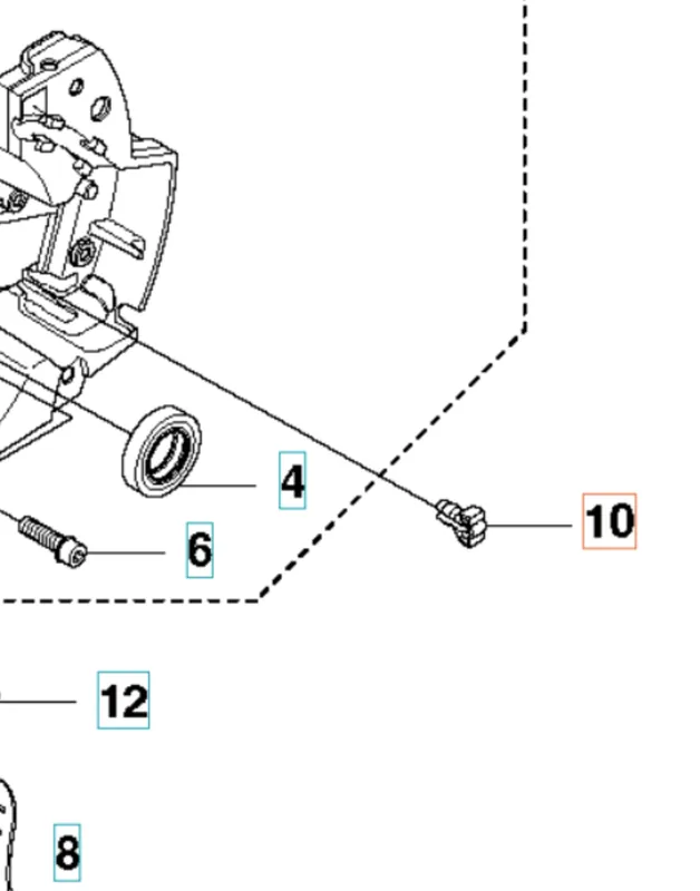 Trzpień wykaszarki 355FRM Husqvarna - Jakość premium