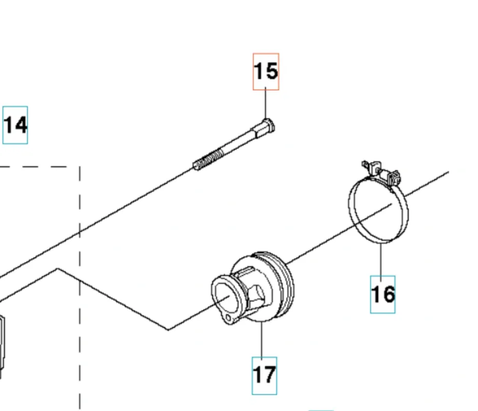 Nowość w asortymencie | śruba M5x54/4.0 10.9 TBO wykaszarki 345Fxt Husqvarna