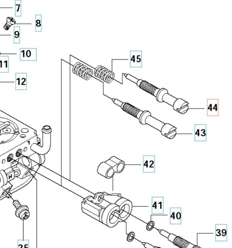 śruba IDLE MIXTURE wykaszarki 345Fxt Husqvarna - Ograniczona dostępność