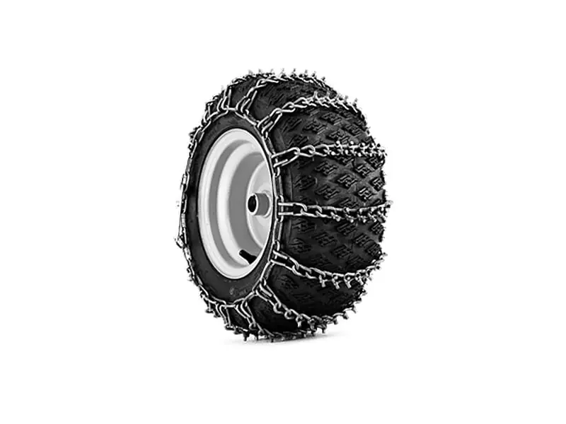 Łańcuchy śniegowe z kolcami 20x10-8" do traktorów Husqvarna | Oferta specjalna