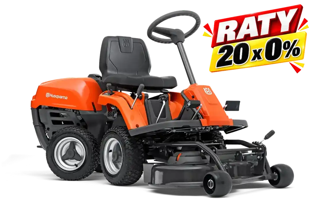 Rider R 112C Husqvarna z zestawem tnącym Combi 85cm + Lemiesz/Przyczepka GRATIS - Klienci polecają